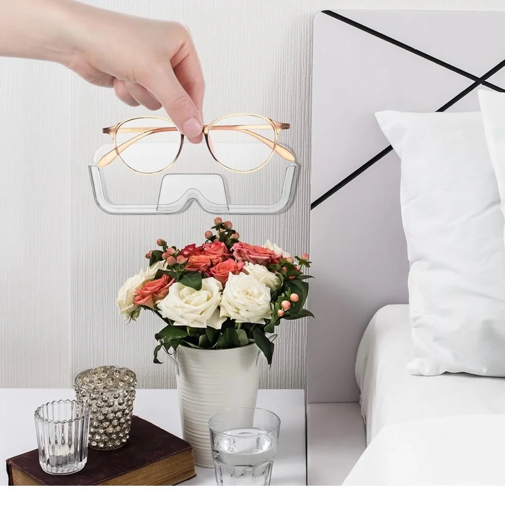 Clear Plastic Glasses Holders – Set of 24